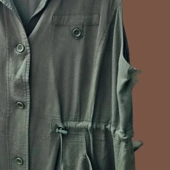 Westport Olive Green Utility Vest - 1X - Picture 4 of 7